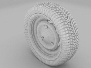 dacia wheel 3D 模型