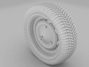 다키아 휠 3D 모델