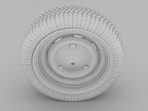 dacia wheel 3D 模型