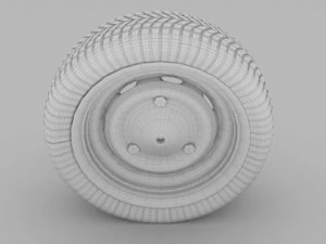 다키아 휠 3D 모델