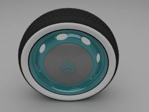 vw beetle wheel 3D Model