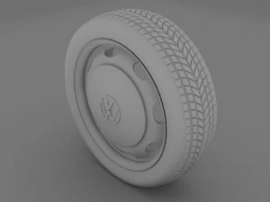 vw beetle wheel 3D Model