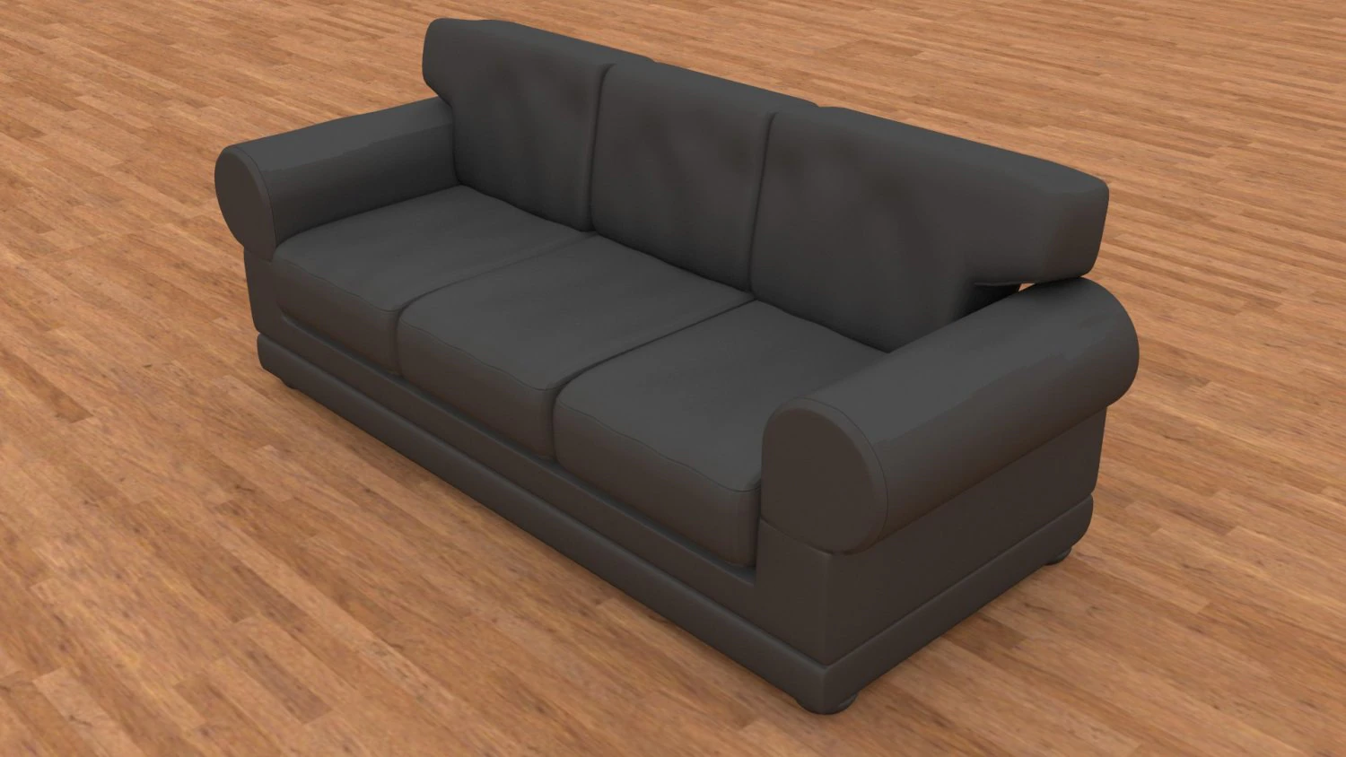 leather couch 3D Model .c4d .max .obj .3ds .fbx .stl .blend 