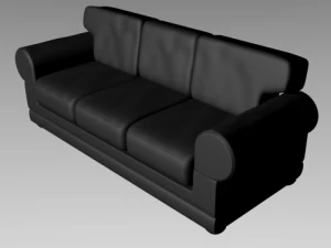 leather couch 3D Model