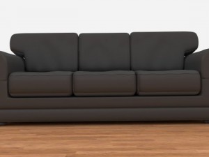 leather couch 3D Модель
