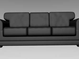 leather couch 3D Модель