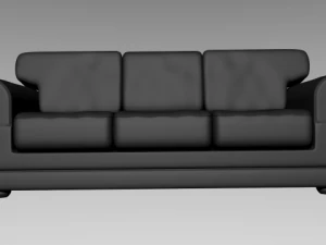 leather couch 3D Model
