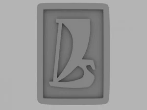 logo Lada Modello 3D