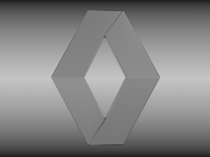 renault logo 3D मॉडल