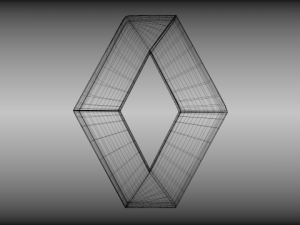 renault logo 3D मॉडल