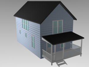 simple house Modelo 3D