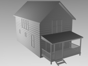 simple house 3D Model
