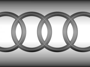 audi logo Modello 3D