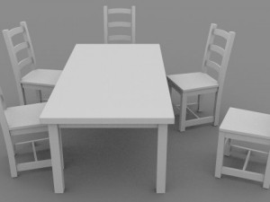 table pack 3D Model