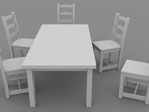 pacchetto da tavolo Modello 3D