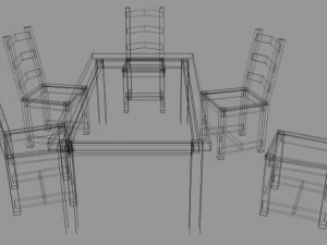 pacchetto da tavolo Modello 3D