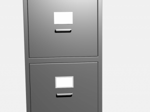 filing cabinet Modello 3D