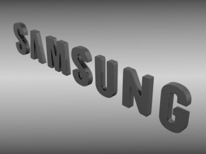 samsung logo 3Dモデル