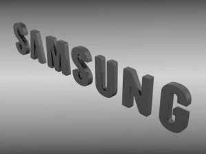 सैमसंग लोगो 3D मॉडल
