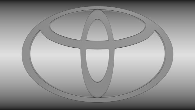 toyota logo Model 3D .c4d .max .obj .3ds .fbx .stl .blend 