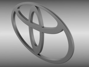 toyota logo Model 3D