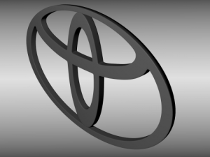 toyota logo Model 3D