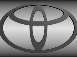 toyota logo Model 3D