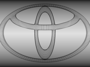 toyota logo Model 3D