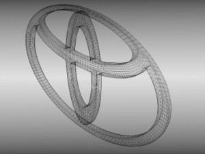 toyota logo Model 3D