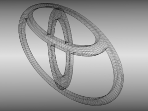 toyota logo Model 3D