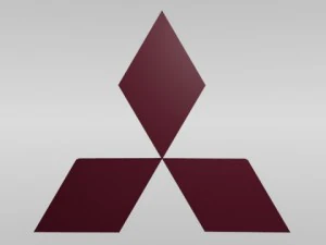 mitsubishi logo 3D Model