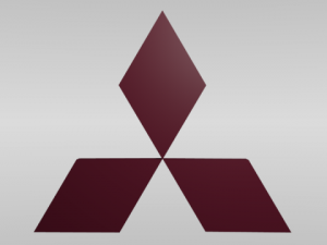 mitsubishi logo 3D Модель