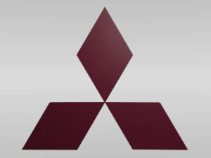 mitsubishi logo 3D Model