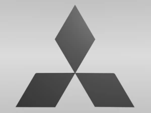 mitsubishi logo 3D Model