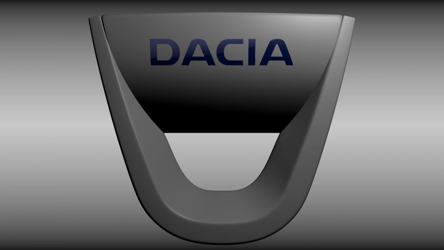dacia logo 3D Model .c4d .max .obj .3ds .fbx .stl .blend 