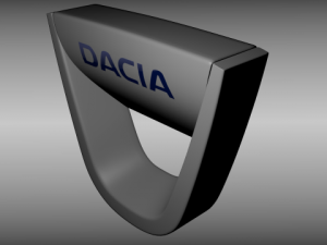 dacia logo 3D 모델