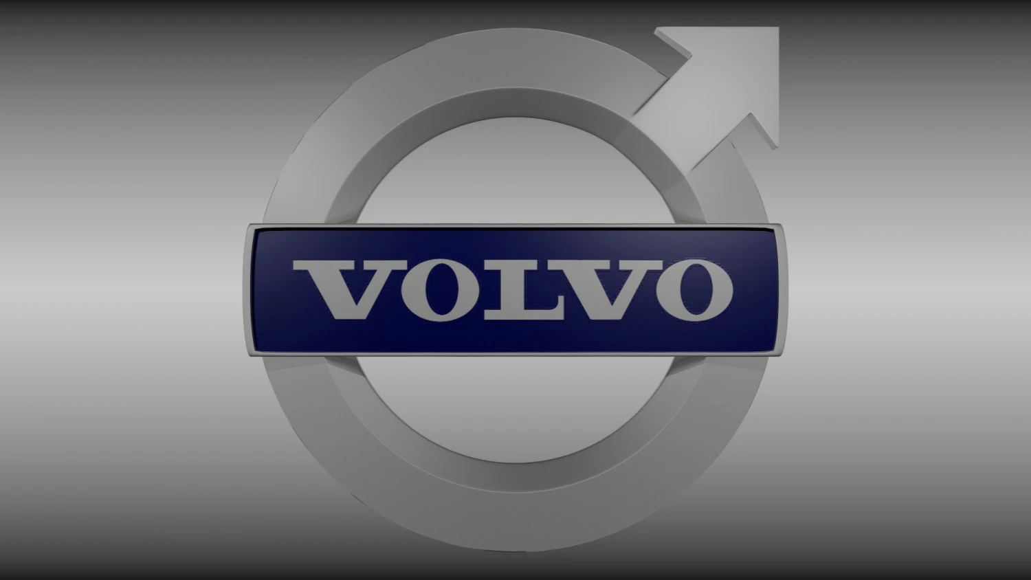 volvo logo 3D Model .c4d .max .obj .3ds .fbx .stl .blend