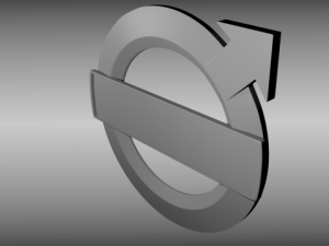 volvo logo Modèle 3D