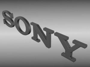 sony logo 3D Model