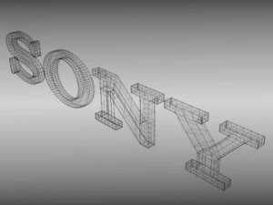 sony logo 3D Model