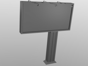billboard 3D Model