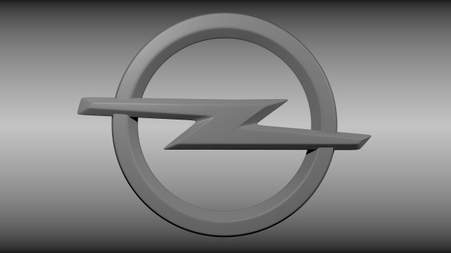 opel logo Modelo 3D .c4d .max .obj .3ds .fbx .stl .blend 
