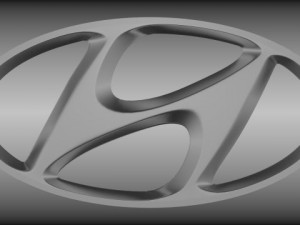 hyundai logo 3D Model