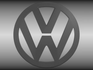 vw logo 3Dモデル