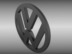 vw logo 3Dモデル