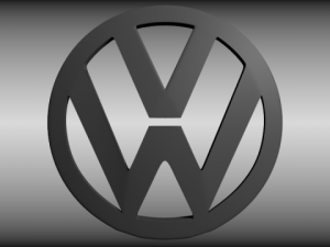 vw logo 3Dモデル