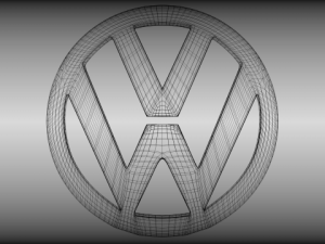 vw logo 3Dモデル