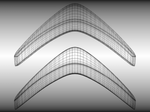 citroen logo Modello 3D