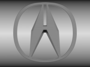 acura logo Model 3D