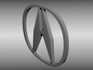 acura logo Modello 3D